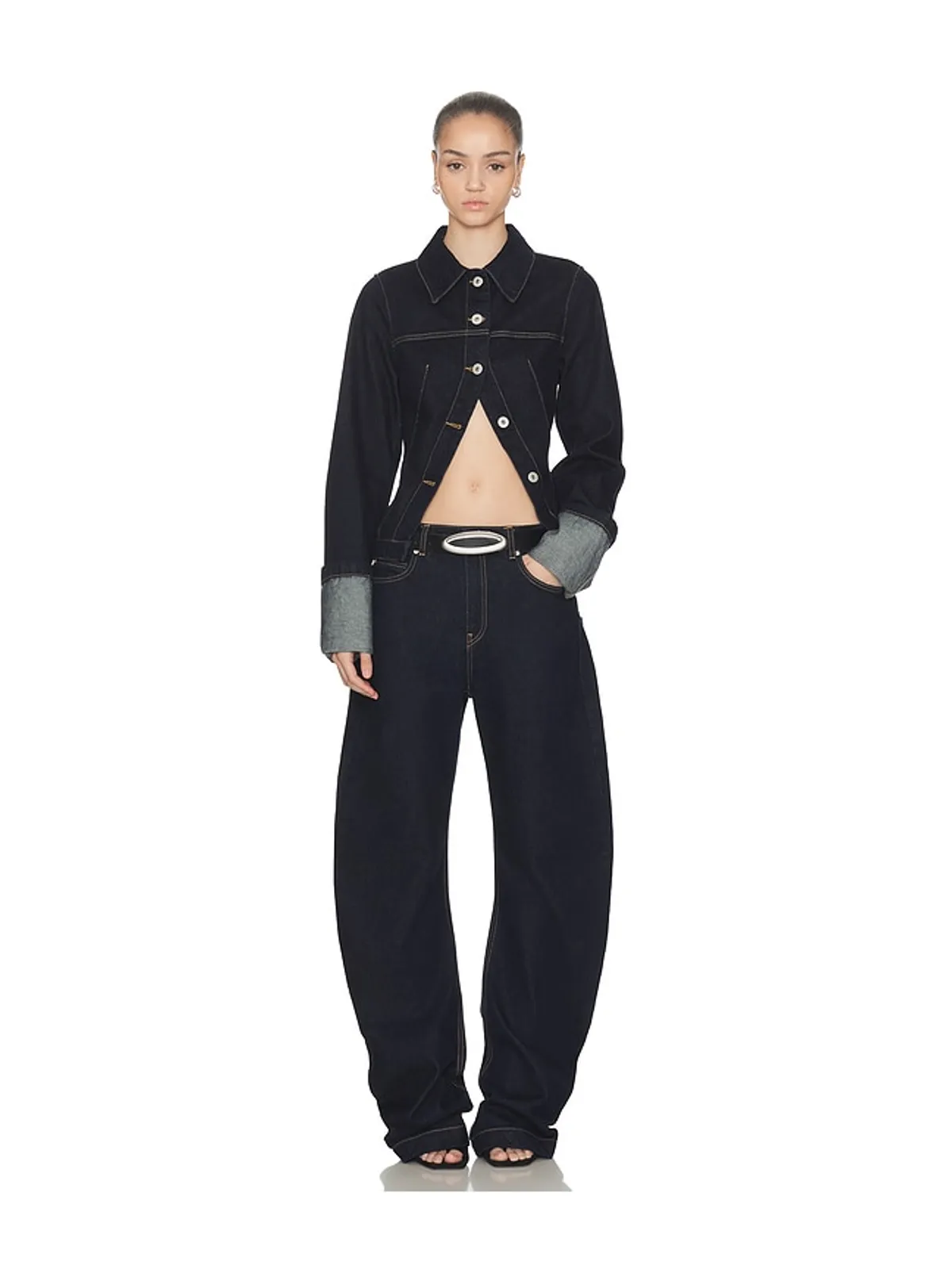 HAELO BANANA TWIST FLARE JEAN フレアデニム - 画像5