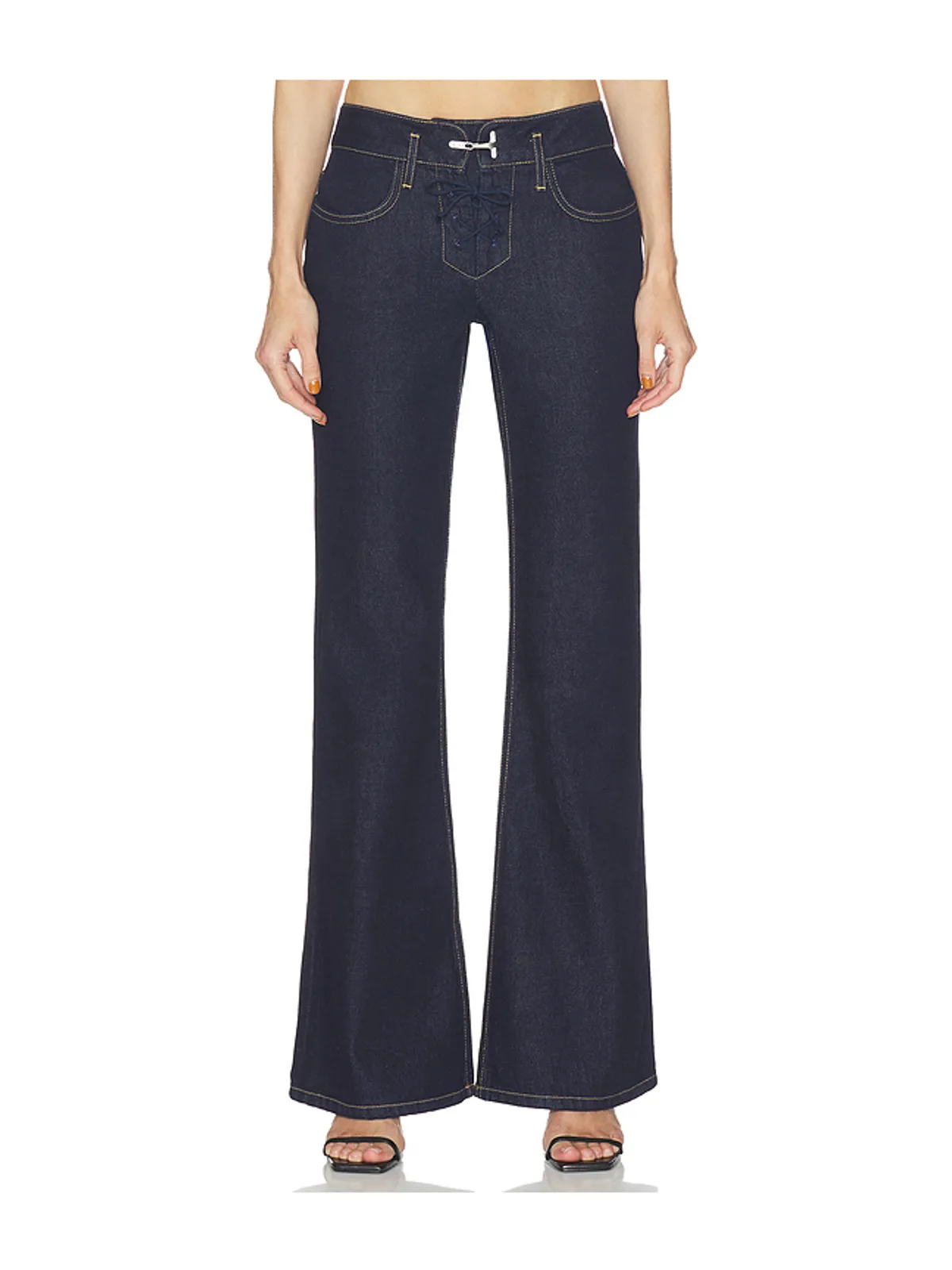 HAELO LOW WAISTED RETRO BOOTCUT パンツ - 画像1