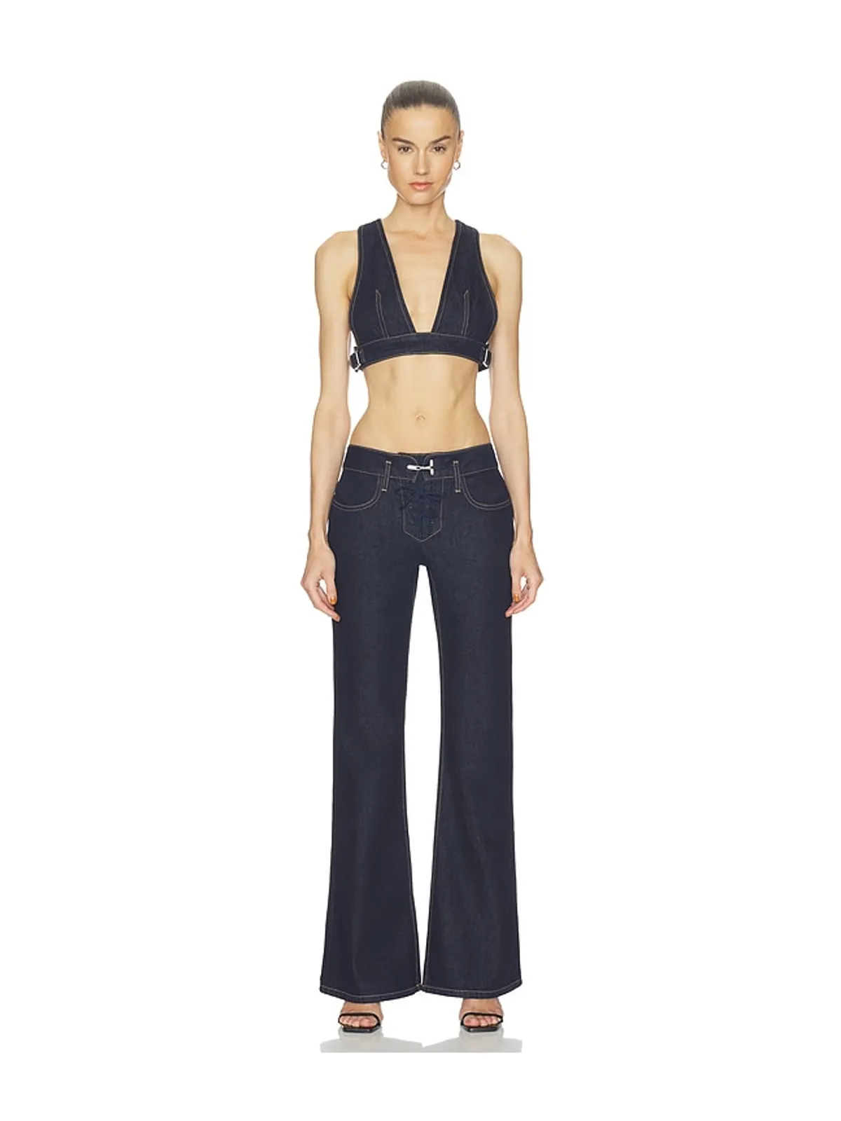 HAELO LOW WAISTED RETRO BOOTCUT パンツ - 画像5
