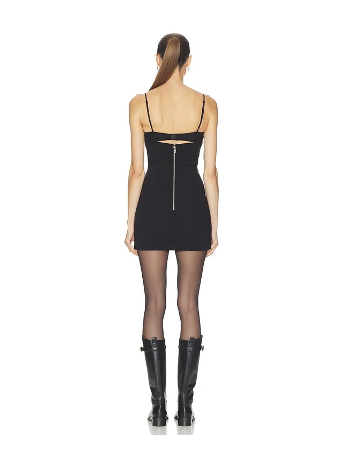 HAELO LAYERED LACE UP CORSET DRESS ドレス - 画像4