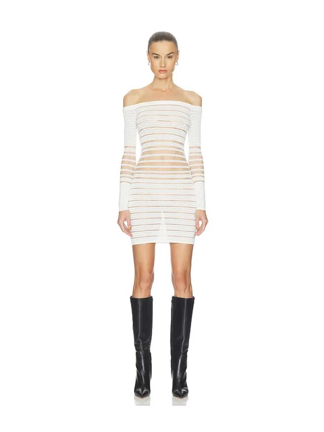 HAELO HAELO VEILED MINI DRESS ドレスの商品画像