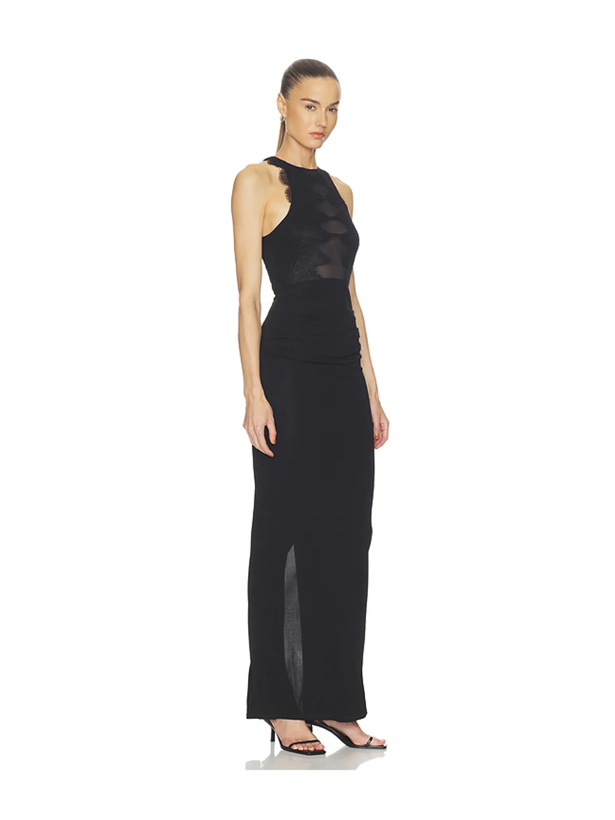 HAELO WAVE LACE EVENING DRESS ドレス - 画像2