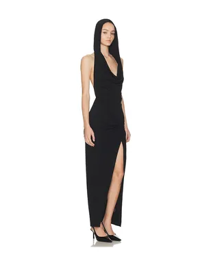 HAELO HOODED DRAPED DRESS ドレープドレス - サムネイル3