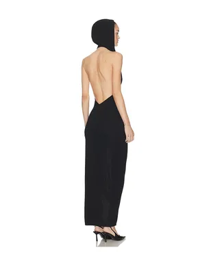 HAELO HOODED DRAPED DRESS ドレープドレス - サムネイル5