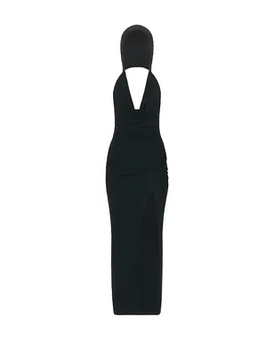 HAELO HOODED DRAPED DRESS ドレープドレス - サムネイル6