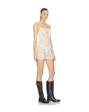 HAELO CROCHET MINI SLIP-DRESS ドレス - サムネイル2