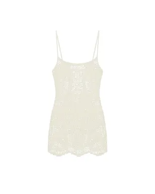 HAELO CROCHET MINI SLIP-DRESS ドレス - サムネイル4