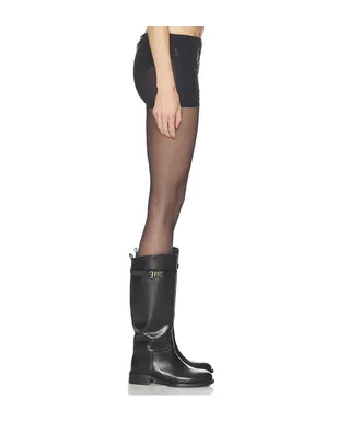 HAELO SHEER LACE UP MICRO SHORT ショートパンツ - サムネイル3