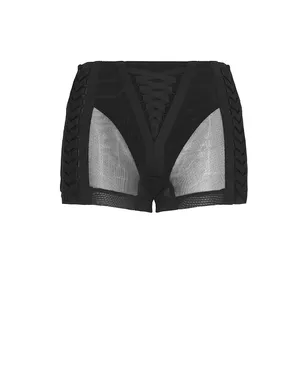 HAELO SHEER LACE UP MICRO SHORT ショートパンツ - サムネイル7