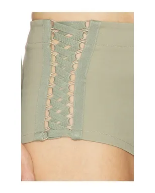 HAELO OPEN LACE UP MICRO SHORTS ショートパンツ - サムネイル6