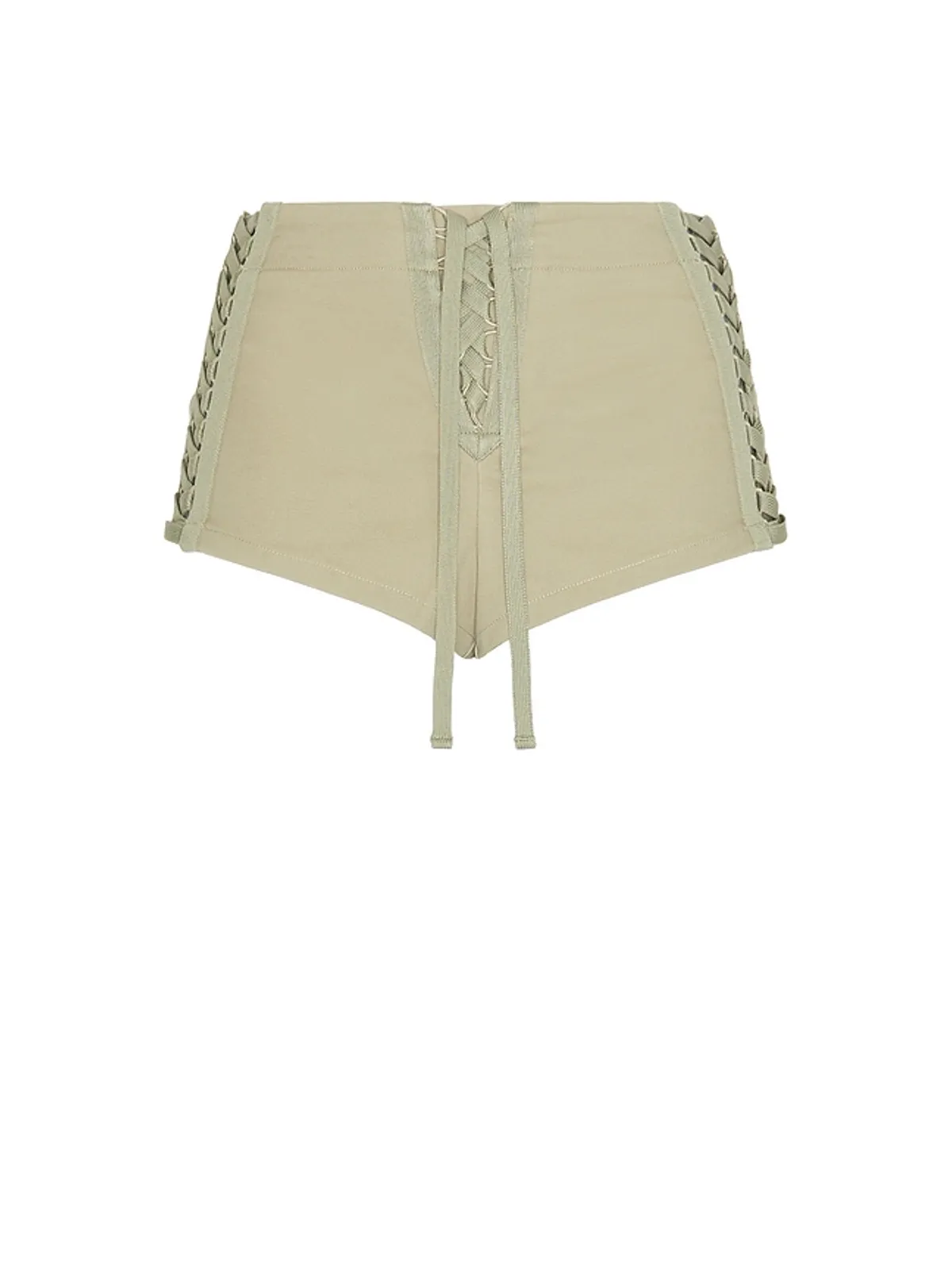 HAELO OPEN LACE UP MICRO SHORTS ショートパンツ - 画像7