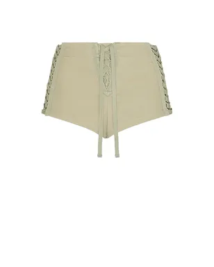 HAELO OPEN LACE UP MICRO SHORTS ショートパンツ - サムネイル7