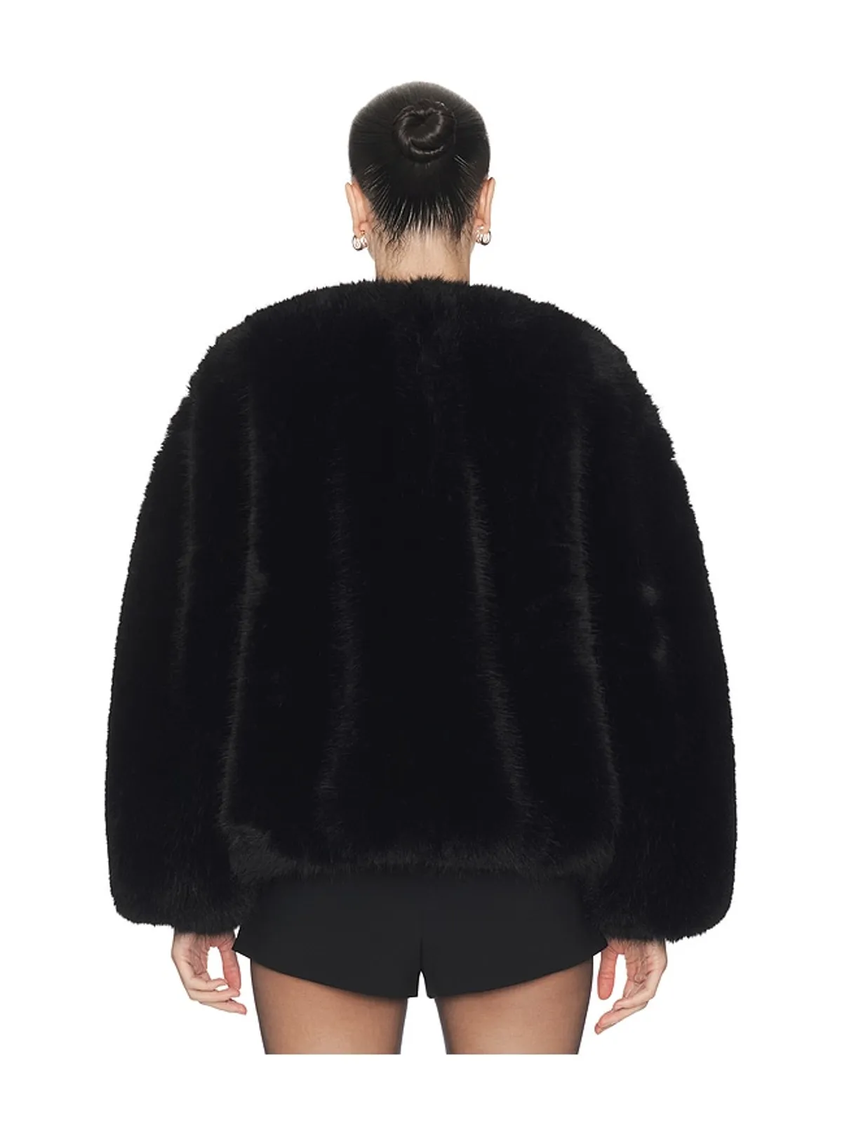 HAELO LONG HAIR FAUX FUR BOMBER ボンバー - 画像3