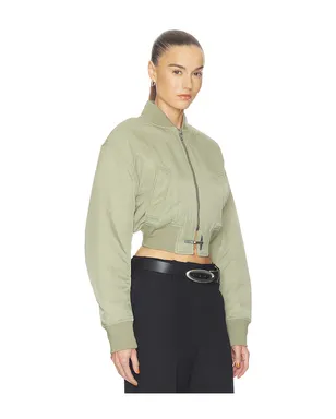 HAELO CROP BOMBER JACKET ジャケット - サムネイル2
