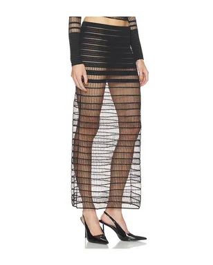 HAELO VEILED MAXI SKIRT スカート - サムネイル2