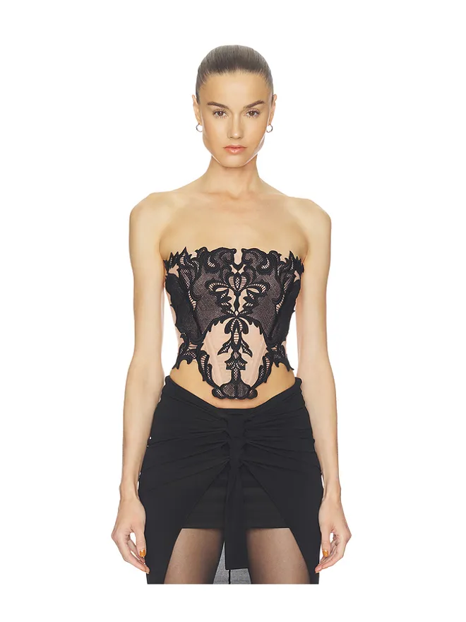 HAELO HAELO WING LACE CORSET トップの商品画像
