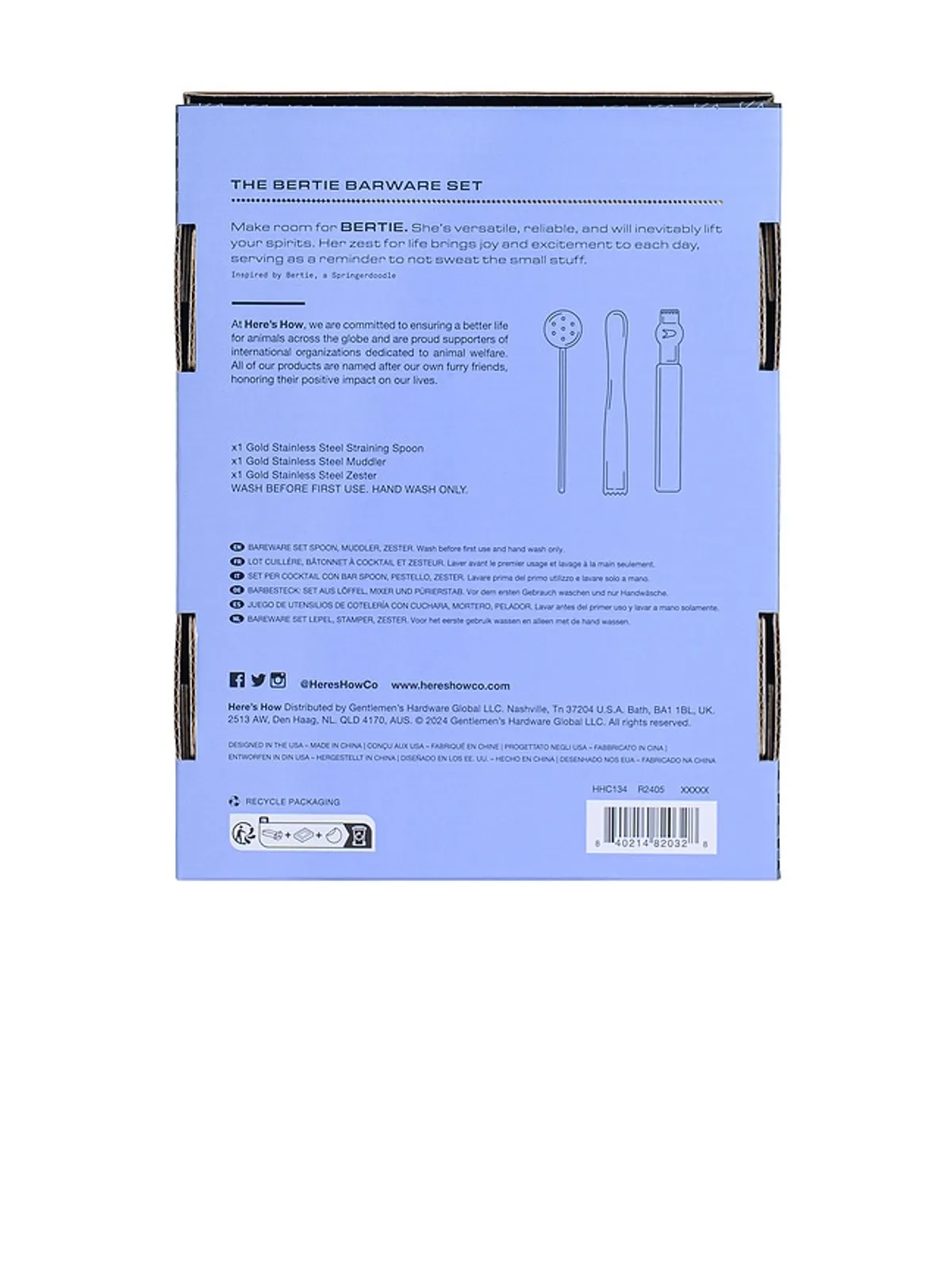 Here's How THE BERTIE BARWARE SET バーウェアセット - 画像6