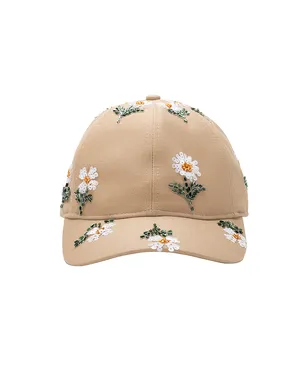 Honor The Gift FLOWERS BEADED 6 PANEL キャップ - サムネイル1