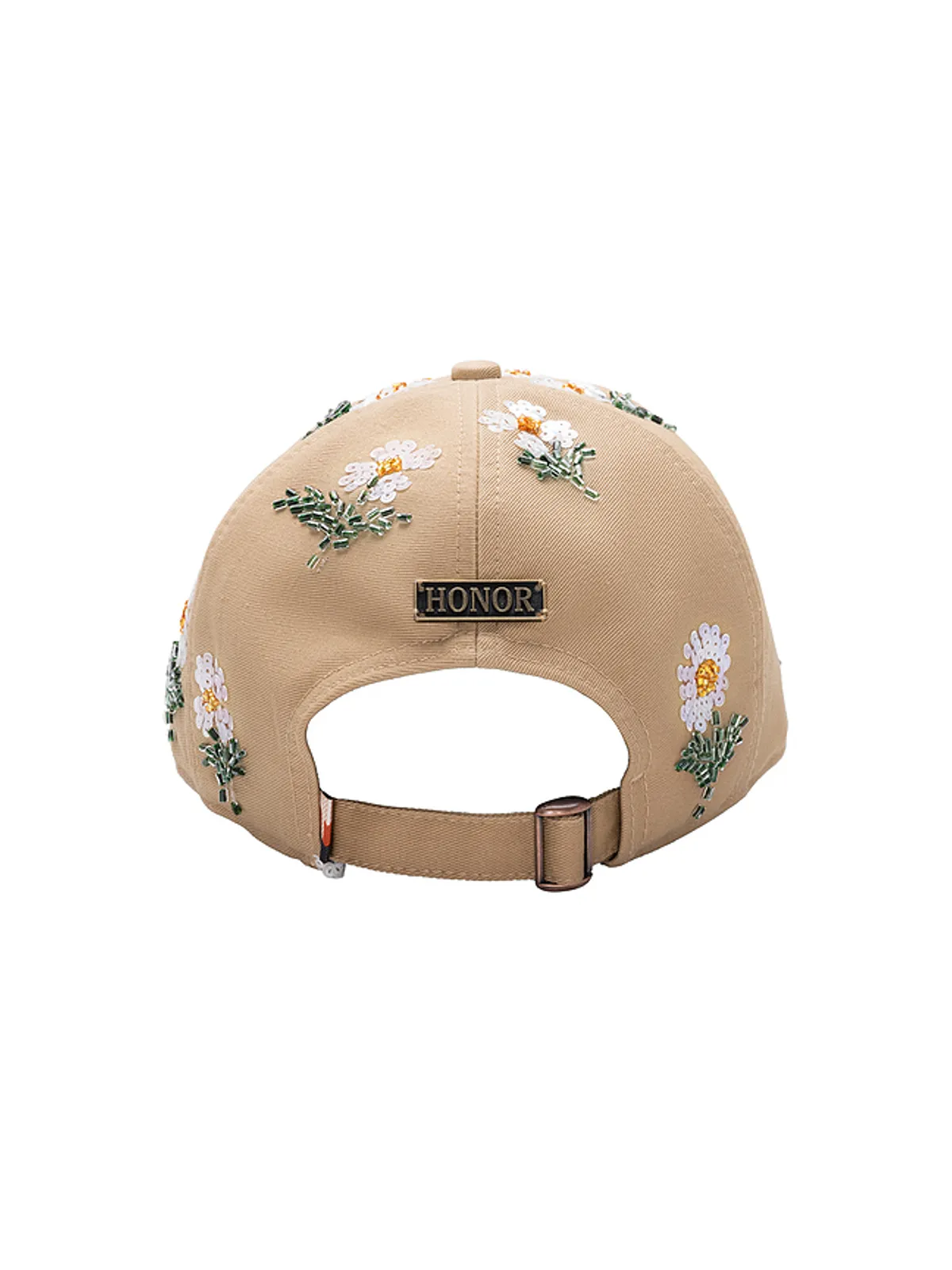 Honor The Gift FLOWERS BEADED 6 PANEL キャップ - 画像2