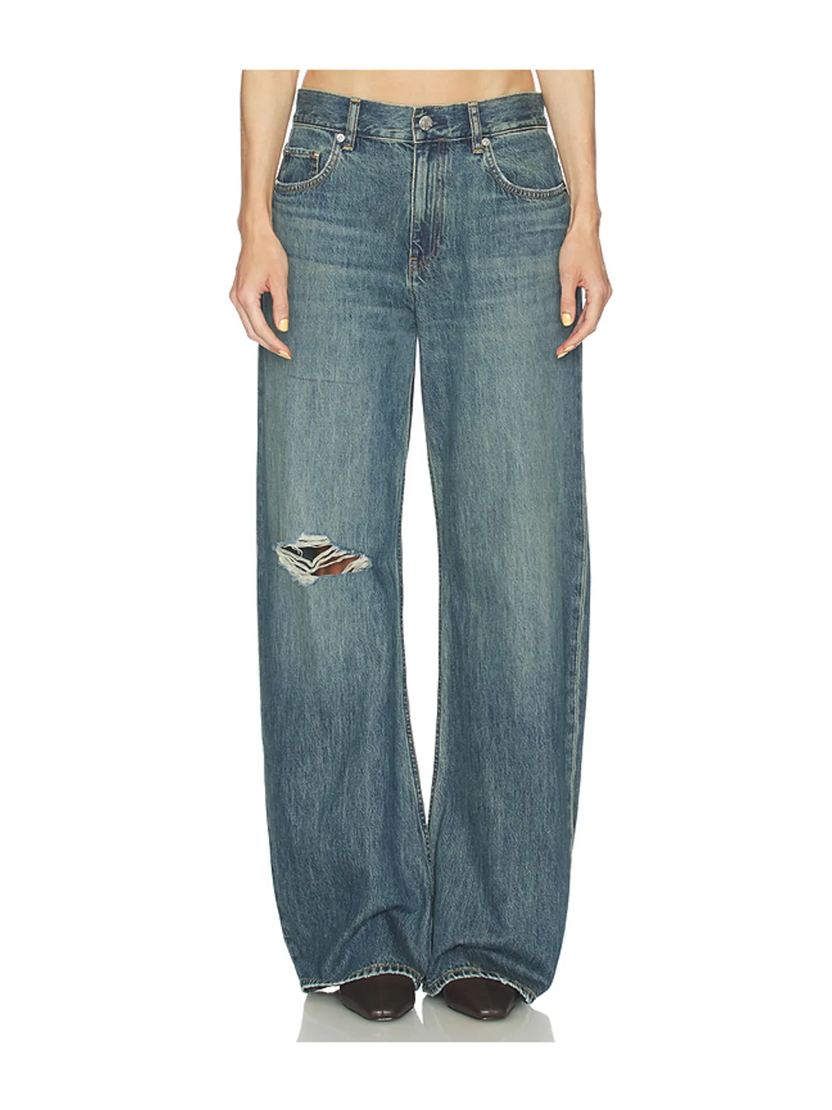 Helmut Lang RELAXED DESTROYED BOOTCUT デニム - 画像1