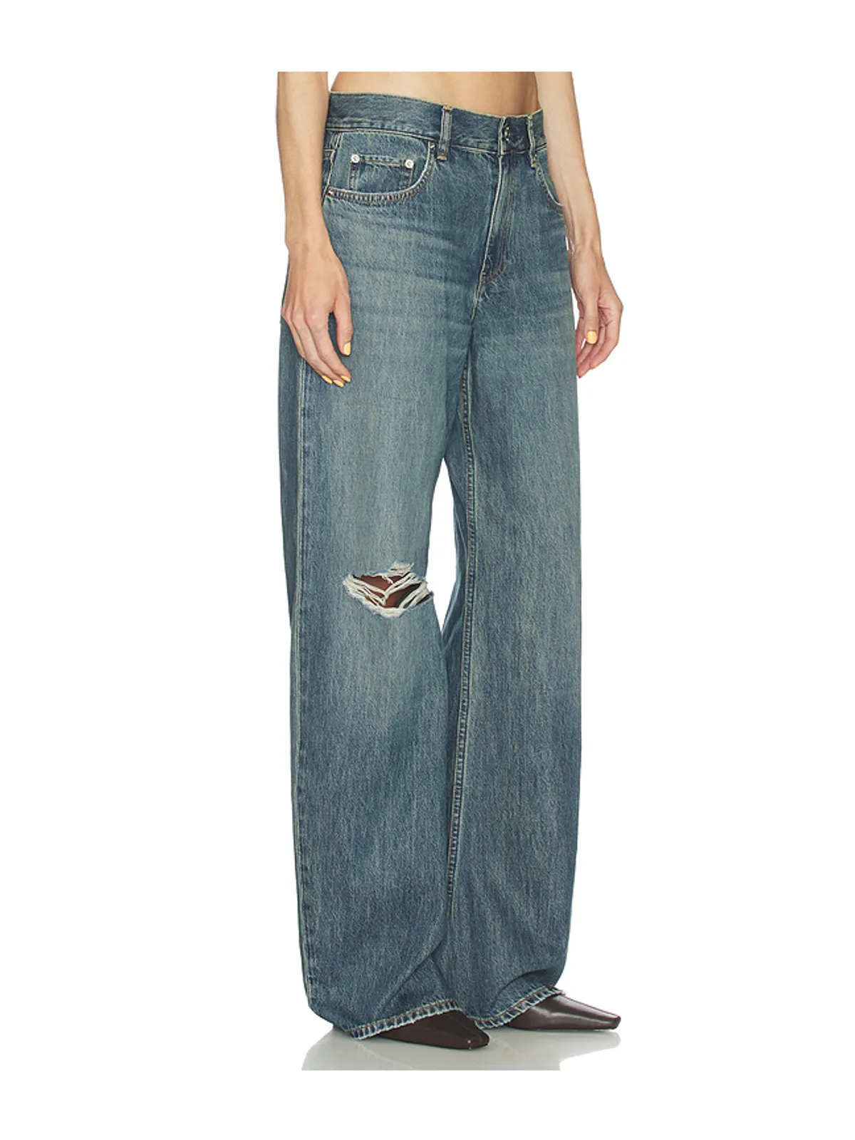 Helmut Lang RELAXED DESTROYED BOOTCUT デニム - 画像2