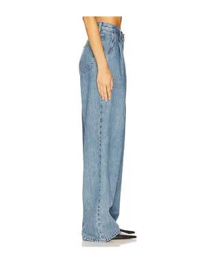 Helmut Lang Double Pleated Wide Leg Jeans - サムネイル3