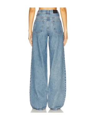 Helmut Lang Double Pleated Wide Leg Jeans - サムネイル4