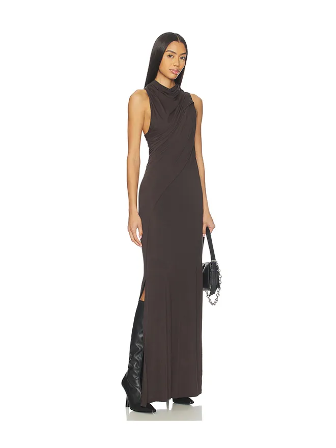 Helmut Lang Helmut Lang ノースリーブウィンドマキシドレスの商品画像