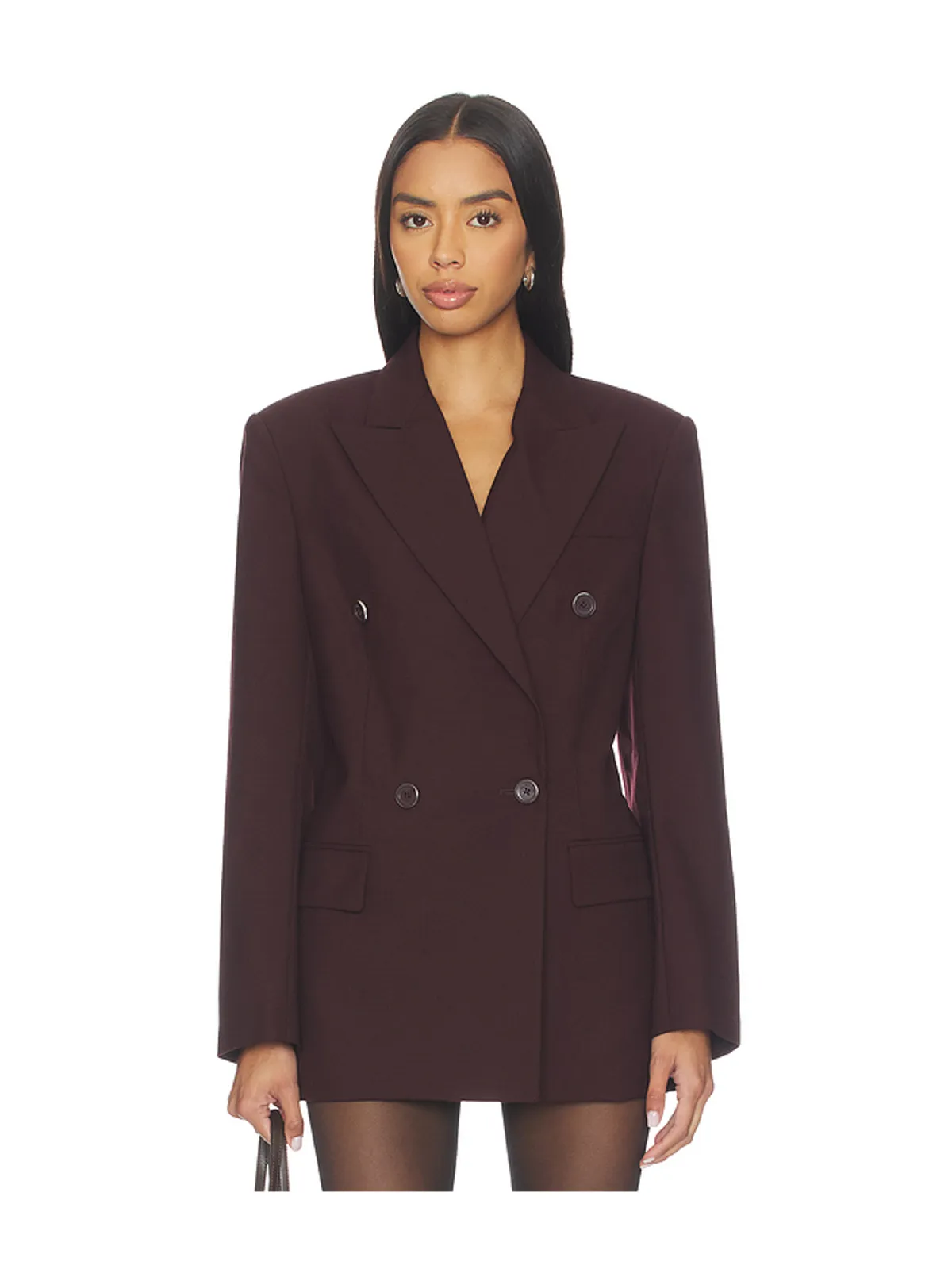 Helmut Lang ダブルブレスト ベルト付き ブレザー - 画像1