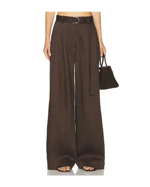 Helmut Lang Wide Double Pleated Trouser - サムネイル1
