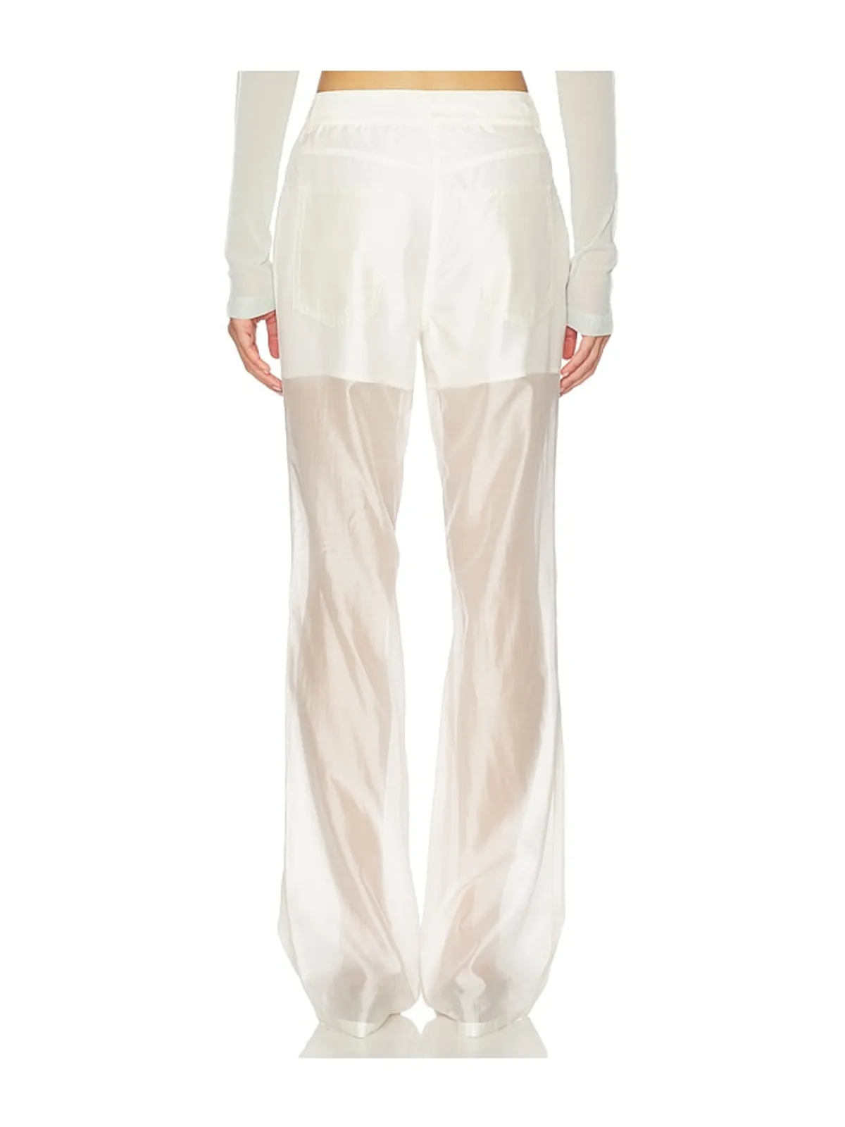 Helmut Lang SHEER BOOTCUT パンツ - 画像4