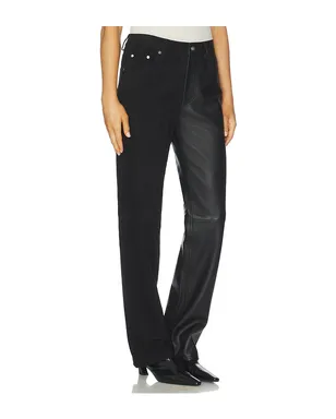 Helmut Lang 切り替えデザインのパンツ - サムネイル2