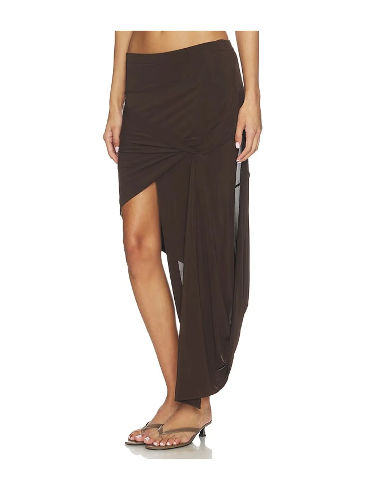 Helmut Lang TWIST DRAPE スカート - 画像3