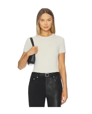 Helmut Lang Crop Eyelash Tee - サムネイル1