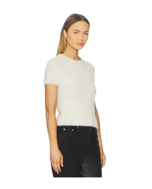 Helmut Lang Crop Eyelash Tee - サムネイル2