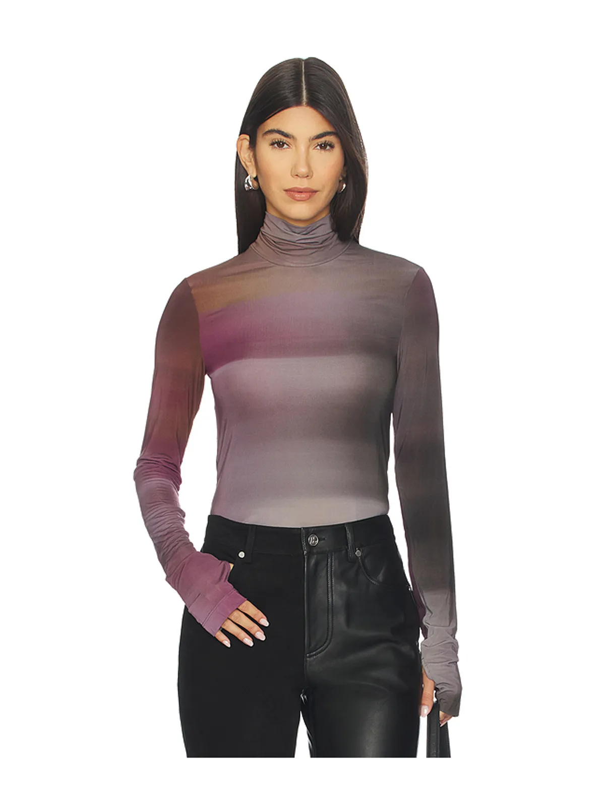 Helmut Lang 長袖タートルネックタップ - 画像1