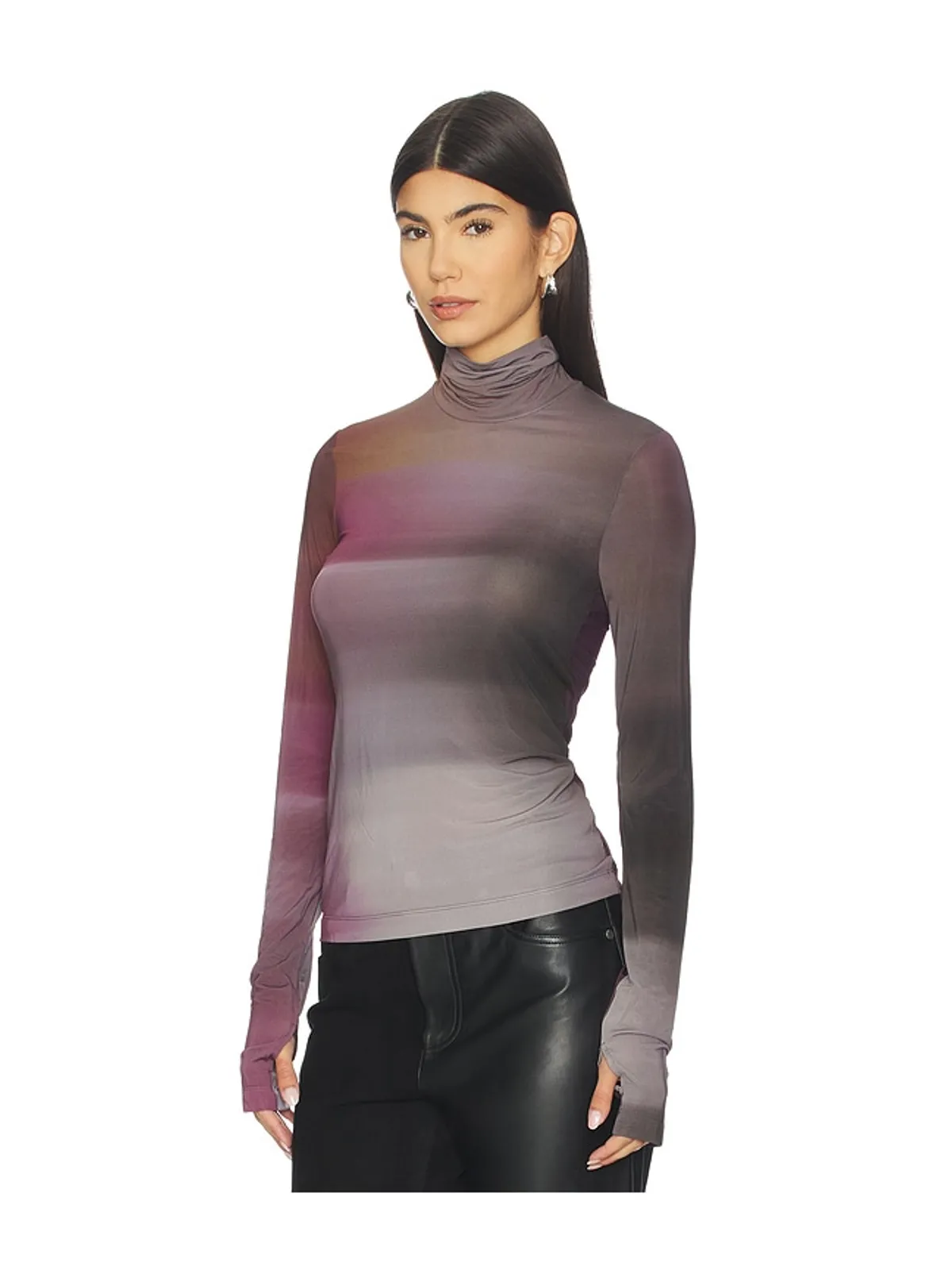 Helmut Lang 長袖タートルネックタップ - 画像3