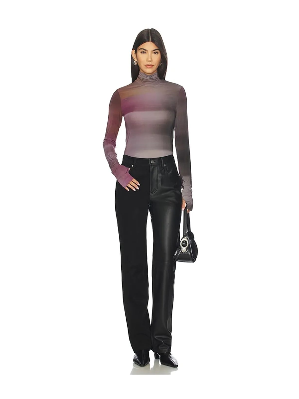 Helmut Lang 長袖タートルネックタップ - 画像5