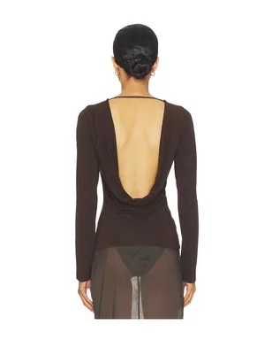 Helmut Lang COWL BACK トップ - サムネイル4