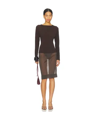 Helmut Lang COWL BACK トップ - サムネイル5