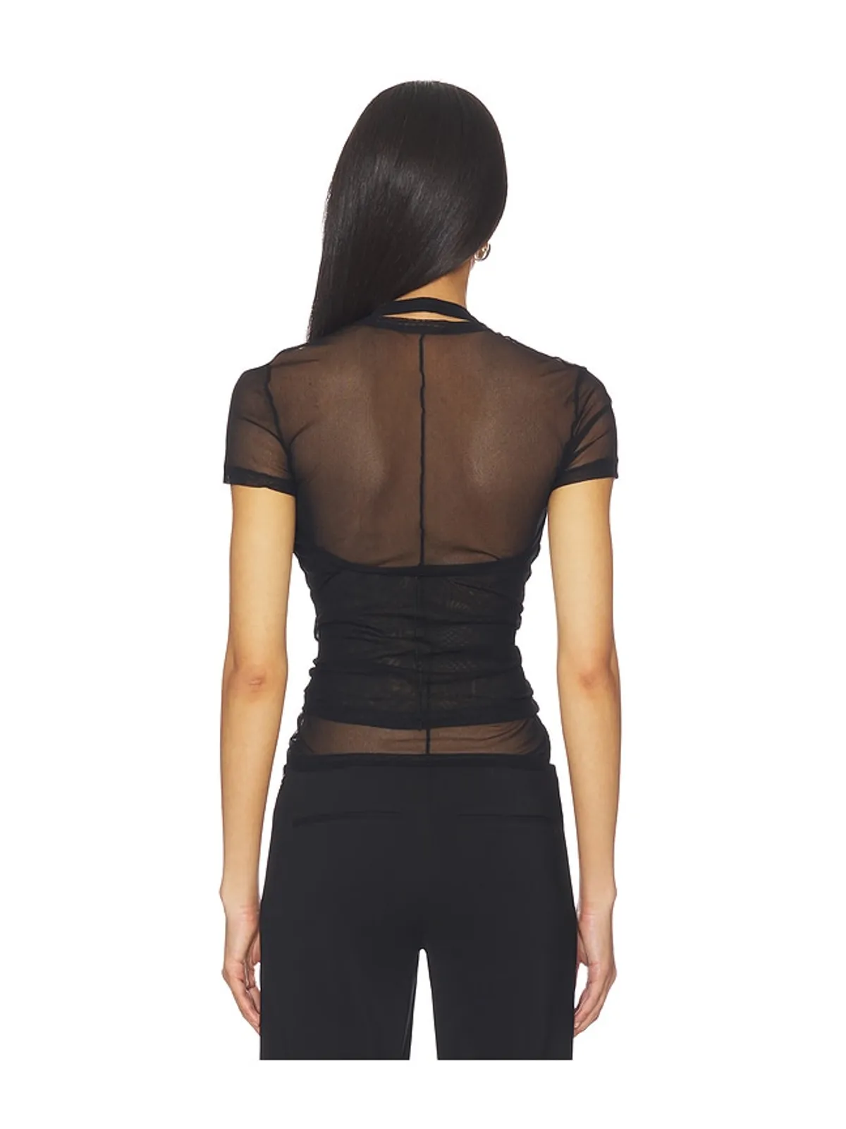 Helmut Lang MESH LAYERED トップ - 画像3