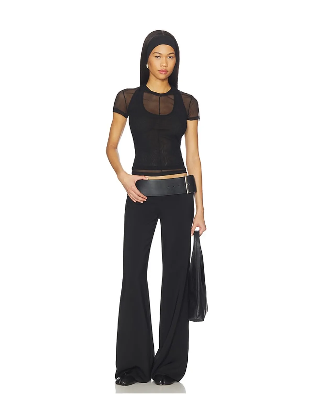 Helmut Lang MESH LAYERED トップ - 画像4