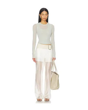 Helmut Lang MESH LAYERED LONG SLEEVE トップ - サムネイル4