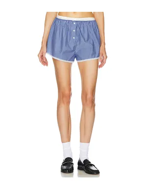 Helsa PINSTRIPE POPLIN ハウスショートパンツ - サムネイル1