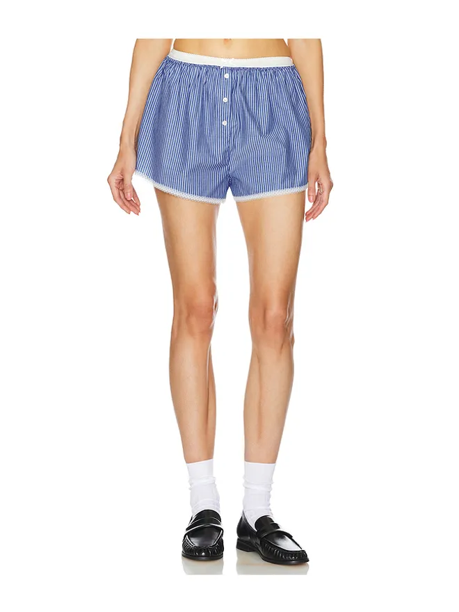 Helsa Helsa PINSTRIPE POPLIN ハウスショートパンツの商品画像