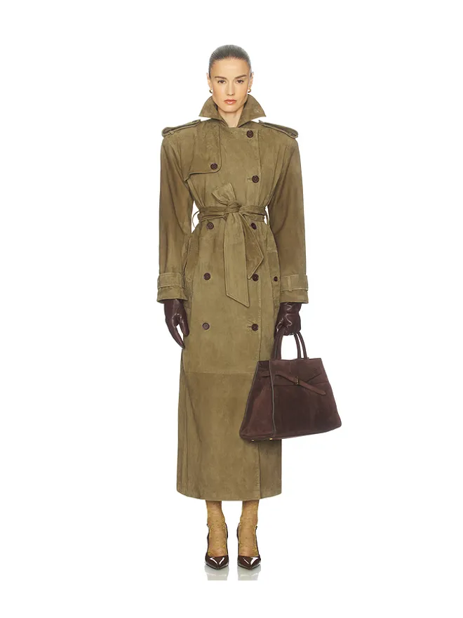 Helsa Helsa SUEDE TRENCH COAT コートの商品画像