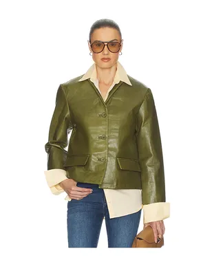 Helsa PUFFY LEATHER JACKET ジャケット - サムネイル1