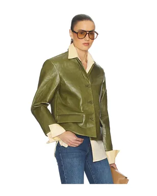 Helsa PUFFY LEATHER JACKET ジャケット - サムネイル2