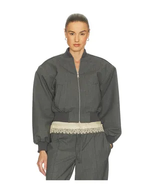 Helsa WOOL BLEND BOMBER ジャケット - サムネイル1