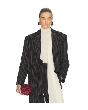 Helsa STRIPE TWILL BOYFRIEND ブレザー - サムネイル1
